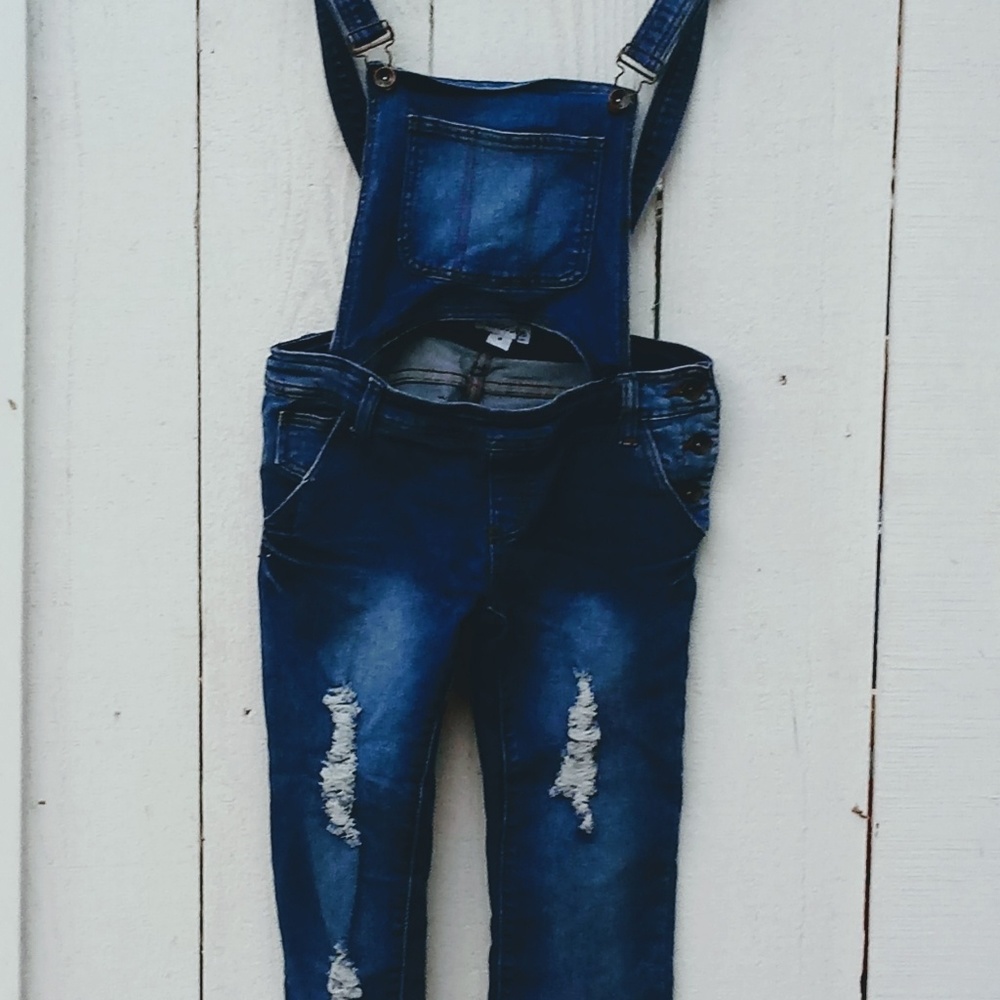 Overall denim